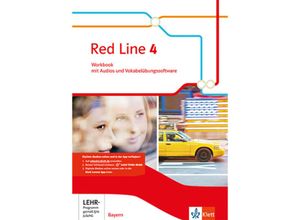 9783125469792 - Frank Haß - GEBRAUCHT Red Line 4 Ausgabe Bayern Workbook mit Audio-CD und Vokabelübungssoftware Klasse 8 (Red Line Ausgabe für Bayern ab 2017) - Preis vom 12072023 043622 h