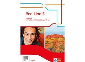 9783125469808 - - GEBRAUCHT Red Line 5 Ausgabe Bayern Workbook mit Audios und Vokabelübungssoftware Klasse 9 (Red Line Ausgabe für Bayern ab 2017) - Preis vom 24082023 050906 h