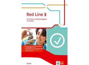 9783125473287 - Frank Haß - GEBRAUCHT Red Line 3 Ausgabe Bayern Fit für Tests und Schulaufgaben mit Audio-CD Klasse 7 (Red Line Ausgabe für Bayern ab 2017) - Preis vom 02082023 050232 h