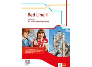 9783125477810 - Red Line Ausgabe ab 2014 - 5 Klasse Workbook mit Audio-CD und CD-ROM Geheftet