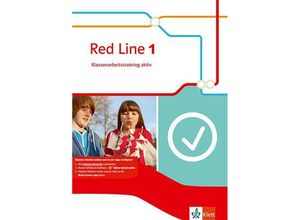 9783125477919 - Red Line 1 - Klassenarbeitstraining aktiv mit Mediensammlung Klasse 5 Kartoniert (TB)