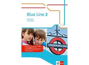 9783125488823 - Frank Haß - GEBRAUCHT Blue Line   Workbook mit Audio-CD Ausgabe 2014 - Preis vom 26102023 050019 h