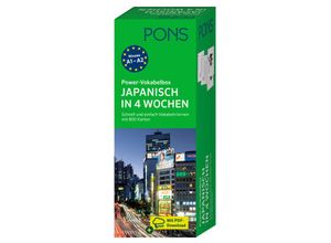 9783125624788 - PONS Power-Vokabelbox Japanisch in 4 Wochen Gebunden