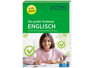 9783125626010 - PONS Der große Testblock Englisch 5 6 Klasse Kartoniert (TB)