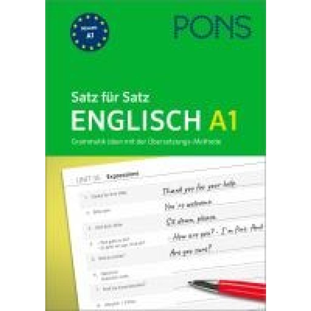 9783125660496 - PONS Satz für Satz Englisch A1