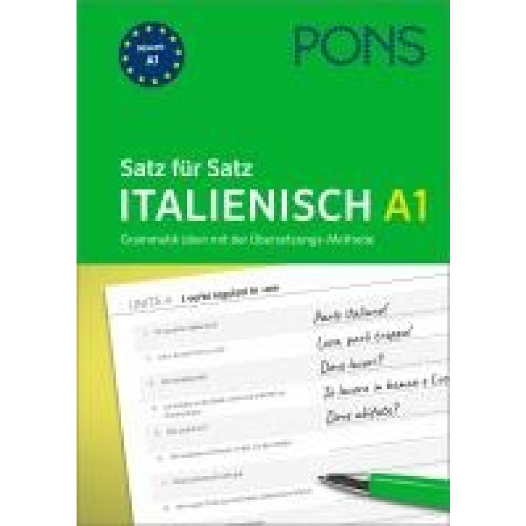 9783125660519 - PONS Satz für Satz Italienisch A1