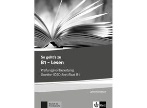 9783126750271 - So gehts besser zu B1 - Lesen Lehrerhandbuch - Uta Loumiotis Adalbert Mazur Kartoniert (TB)