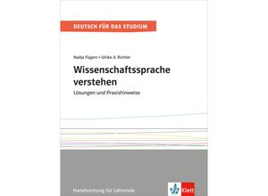 9783126752992 - Wissenschaftssprache verstehen - Nadja Fügert Ulrike Richter Kartoniert (TB)