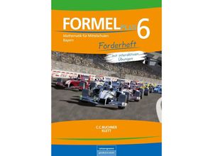 9783127475685 - Formel PLUS 6 Ausgabe Bayern Mittelschule Förderarbeitsheft mit interaktiven Übungen Klasse 6 Kartoniert (TB)