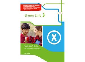 9783128442358 - Green Line 3 - Workbook Extra für Einsteiger in Klasse 7 mit Audio-CDs Kartoniert (TB)