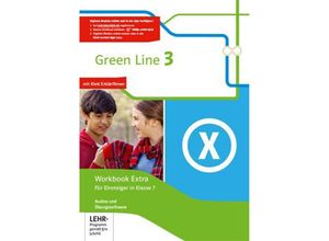 9783128442389 - Harald Weisshaar - GEBRAUCHT Green Line   Workbook Extra mit Audio-CDs und Übungssoftware Für Einsteiger in Klasse 7 - Preis vom 02102023 050404 h