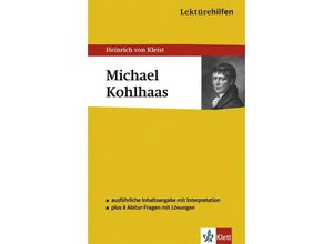 9783129230244 - Klett Lektürehilfen   Klett Lektürehilfen Heinrich von Kleist Michael Kohlhaas - Thomas Gräff Kartoniert (TB)