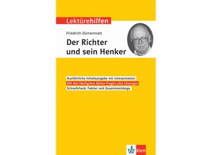 9783129231296 - Klett Lektürehilfen   Klett Lektürehilfen Friedrich Dürrenmatt Der Richter und sein Henker Kartoniert (TB)