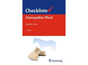 9783132401693 - Checkliste Osteopathie Pferd - Katja M-L Eser Kartoniert (TB)