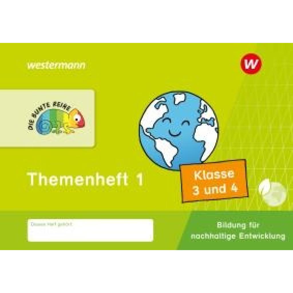 9783141179200 - DIE BUNTE REIHE - Bildung für nachhaltige Entwicklung Themenheft 1 Klasse 3 4