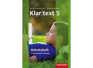 9783141241754 - - GEBRAUCHT Klartext - Ausgabe für Nordrhein-Westfalen Arbeitsheft 5 mit Lösungen plus interaktive Übungen - Preis vom 02102023 050404 h
