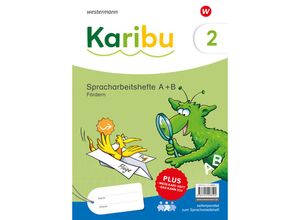 9783141293524 - Karibu 2 Paket Spracharbeitshefte A+B Fördern - zielgleich seitenparallel zum Spracharbeitsheft auch zum Sprachbuch einsetzbar Kartoniert (TB)