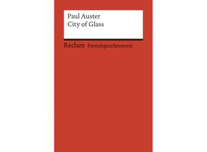 9783150090787 - City of Glass - Paul Auster Kartoniert (TB)