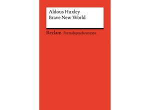 9783150145081 - Brave New World - Aldous Huxley Taschenbuch