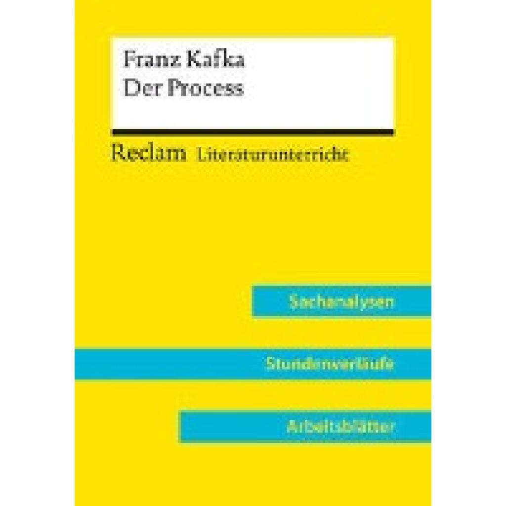 9783150158258 - Häckl Barbara Franz Kafka Der Process (Lehrerband) | Mit Downloadpaket (Unterrichtsmaterialien)