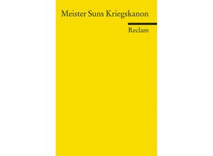 9783150188415 - Meister Suns Kriegskanon - Sun Tsu Kartoniert (TB)