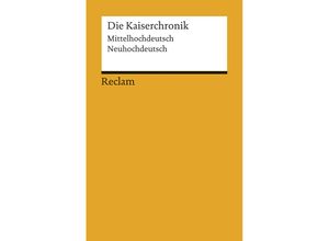 9783150192702 - Die Kaiserchronik Kartoniert (TB)