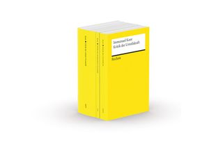 9783150300954 - Die drei Kritiken Kritik der praktischen Vernunft - Kritik der reinen Vernunft - Kritik der Urteilskraft - Immanuel Kant Taschenbuch