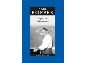 9783161506789 - Objektive Erkenntnis Ein evolutionärer Entwurf - Karl R Popper Leinen