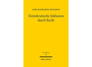 9783161552786 - Demokratische Inklusion durch Recht - Anna Katharina Mangold Leinen