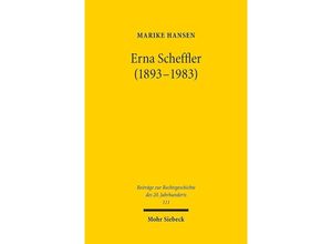 9783161576027 - Erna Scheffler (1893-1983) - Marike Hansen Kartoniert (TB)