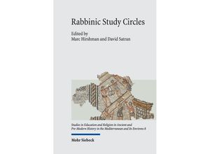 9783161594540 - Rabbinic Study Circles Gebunden