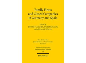 9783161598227 - Family Firms and Closed Companies in Germany and Spain Leinen