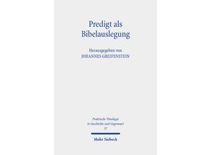 9783161600043 - Predigt als Bibelauslegung Kartoniert (TB)