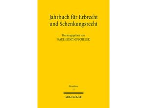 9783161614828 - Hereditare - Jahrbuch für Erbrecht und Schenkungsrecht   Jahrbuch für Erbrecht und Schenkungsrecht Kartoniert (TB)