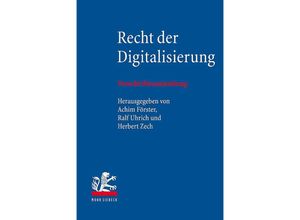 9783161619496 - Recht der Digitalisierung Kartoniert (TB)