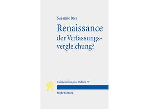 9783161620737 - Renaissance der Verfassungsvergleichung? - Susanne Baer Kartoniert (TB)