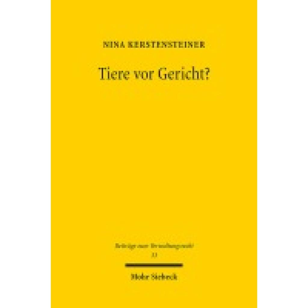 9783161636967 - Kerstensteiner Nina Tiere vor Gericht?