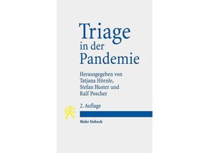 9783161638121 - Triage in der Pandemie Kartoniert (TB)