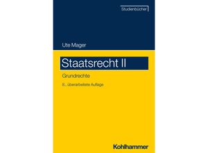 9783170422438 - Staatsrecht II - Ute Mager Kartoniert (TB)