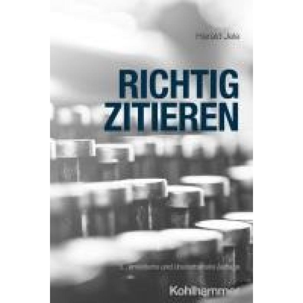 9783170446878 - Jele Harald Richtig zitieren