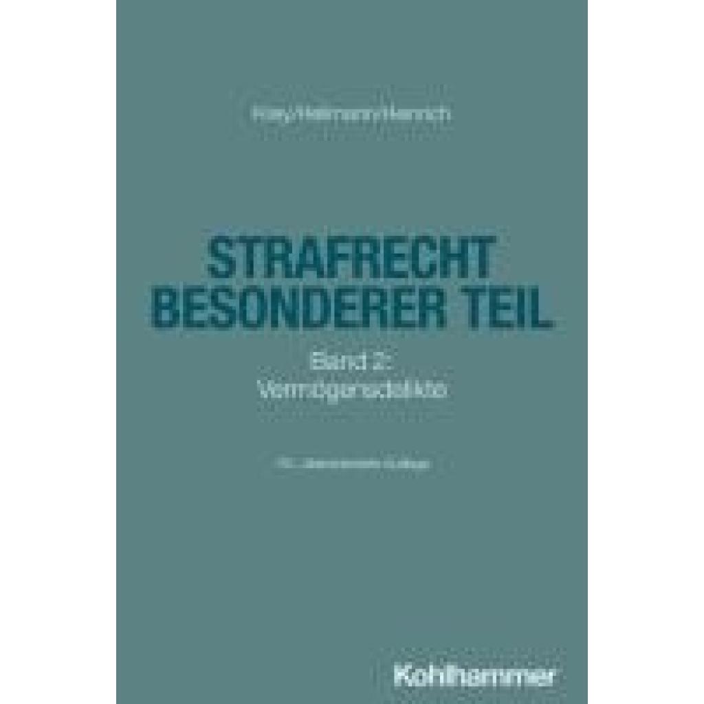 9783170449176 - Hellmann Uwe Strafrecht Besonderer Teil