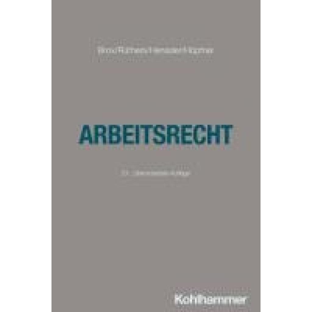 9783170449220 - Brox Hans Arbeitsrecht