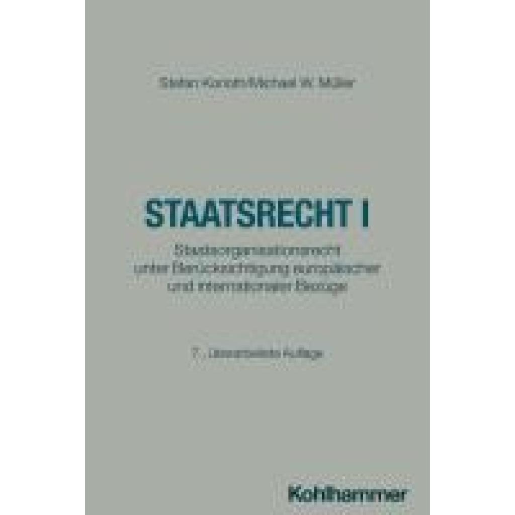 9783170452237 - Korioth Stefan Staatsrecht I