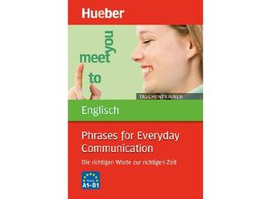 9783190079186 - Taschentrainer Englisch   Taschentrainer Englisch - Phrases for Everyday Communication - John Stevens Kartoniert (TB)