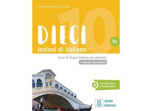 9783190154760 - Dieci B1 - einsprachige Ausgabe m 1 Buch m 1 Beilage - Ciro Massimo Naddeo Euridice Orlandino Kartoniert (TB)