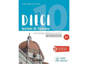 9783190354764 - Dieci A1 - einsprachige Ausgabe m 1 Buch m 1 Beilage - Ciro Massimo Naddeo Euridice Orlandino Kartoniert (TB)