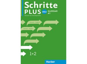 9783191710811 - Schritte plus Neu - Deutsch als Fremdsprache   Deutsch als Zweitsprache Bd1+2 Schritte plus Neu - Glossar Deutsch-Englisch - Glossary German-English Geheftet