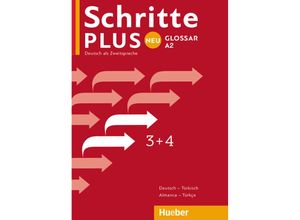 9783192310836 - Schritte plus Neu - Deutsch als Fremdsprache   Deutsch als Zweitsprache Bd3+4 Schritte plus Neu - Glossar Deutsch-Türkisch - Küçük Sözlük Almanca-Türkçe Geheftet