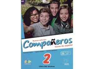 9783192445026 - Compañeros Nueva edicion 2 Compañeros 2 - Nueva edición m 1 Buch m 1 Beilage - Francisca Castro Ignacio Rodero Carmen Sardinero Kartoniert (TB)