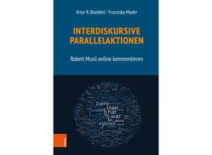 9783205219194 - Interdiskursive Parallelaktionen - Artur R Boelderl Franziska Mader Gebunden